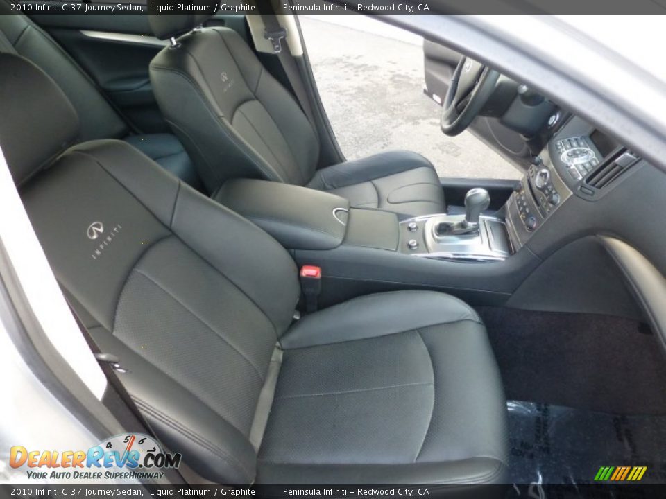 2010 Infiniti G 37 Journey Sedan Liquid Platinum / Graphite Photo #20