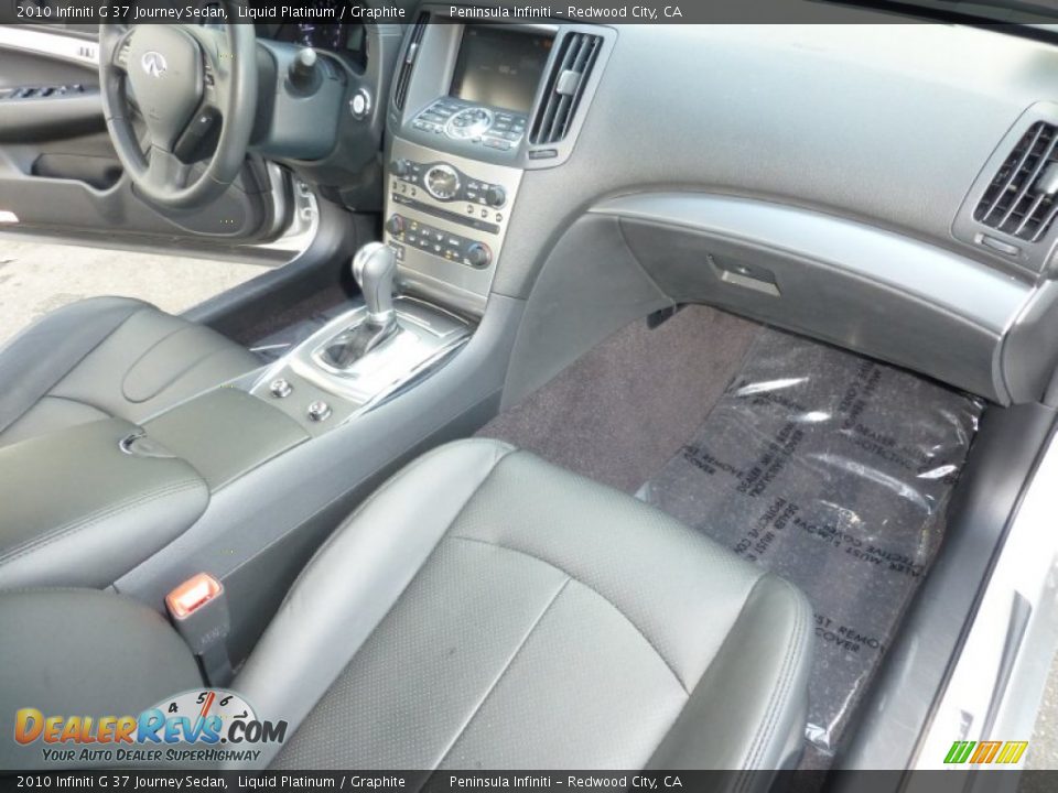 2010 Infiniti G 37 Journey Sedan Liquid Platinum / Graphite Photo #21