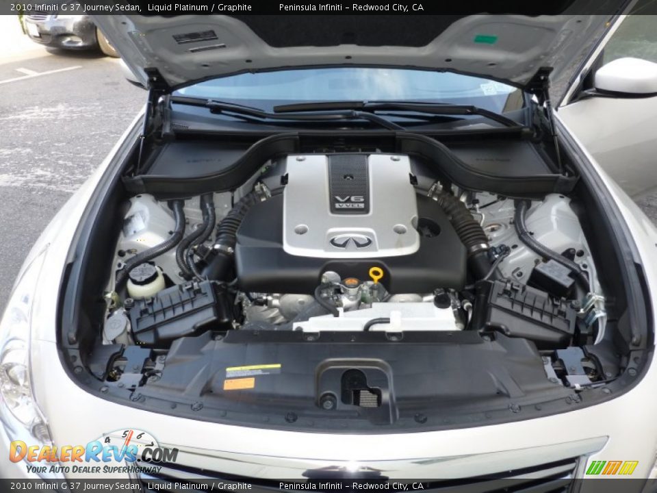 2010 Infiniti G 37 Journey Sedan Liquid Platinum / Graphite Photo #22