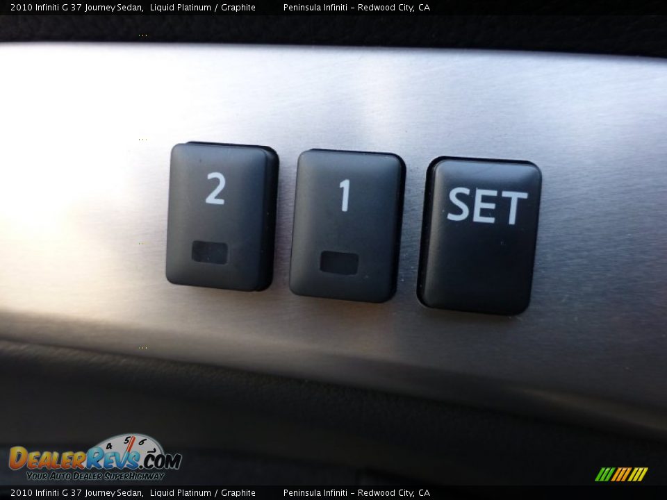 2010 Infiniti G 37 Journey Sedan Liquid Platinum / Graphite Photo #24