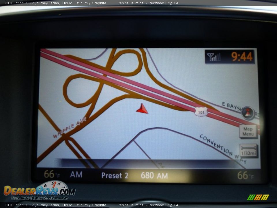 2010 Infiniti G 37 Journey Sedan Liquid Platinum / Graphite Photo #25