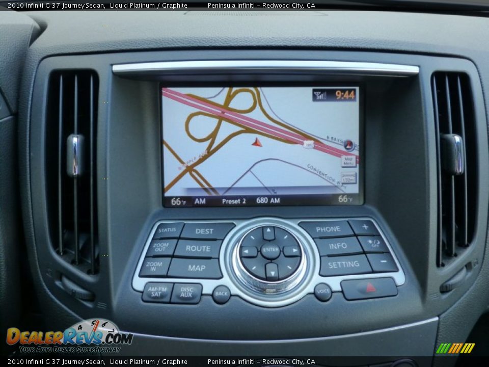 2010 Infiniti G 37 Journey Sedan Liquid Platinum / Graphite Photo #26