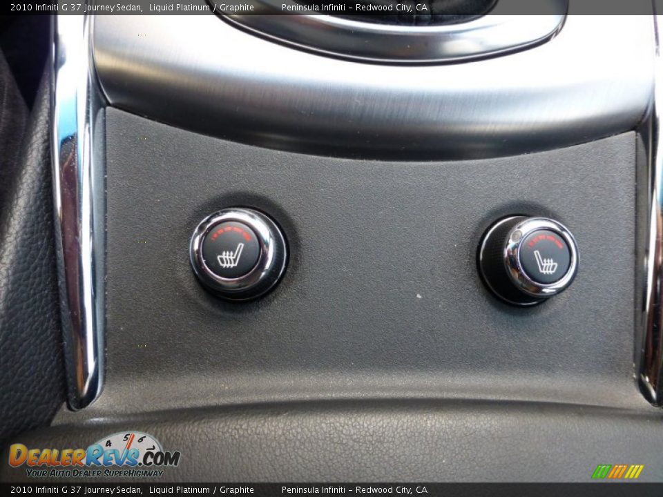 2010 Infiniti G 37 Journey Sedan Liquid Platinum / Graphite Photo #27
