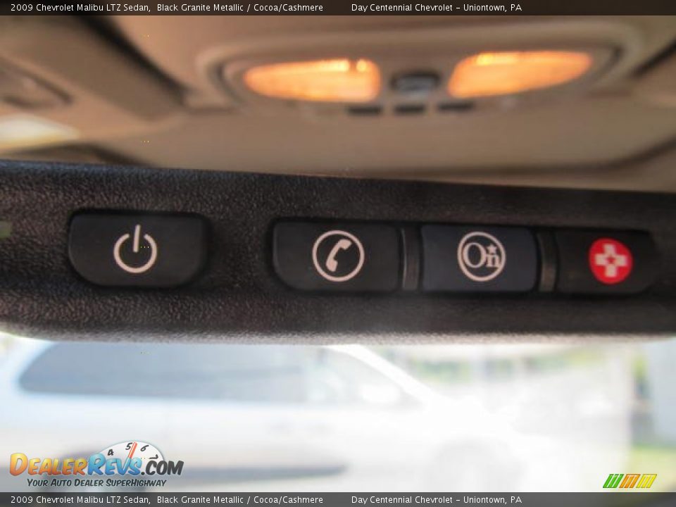 2009 Chevrolet Malibu LTZ Sedan Black Granite Metallic / Cocoa/Cashmere Photo #18