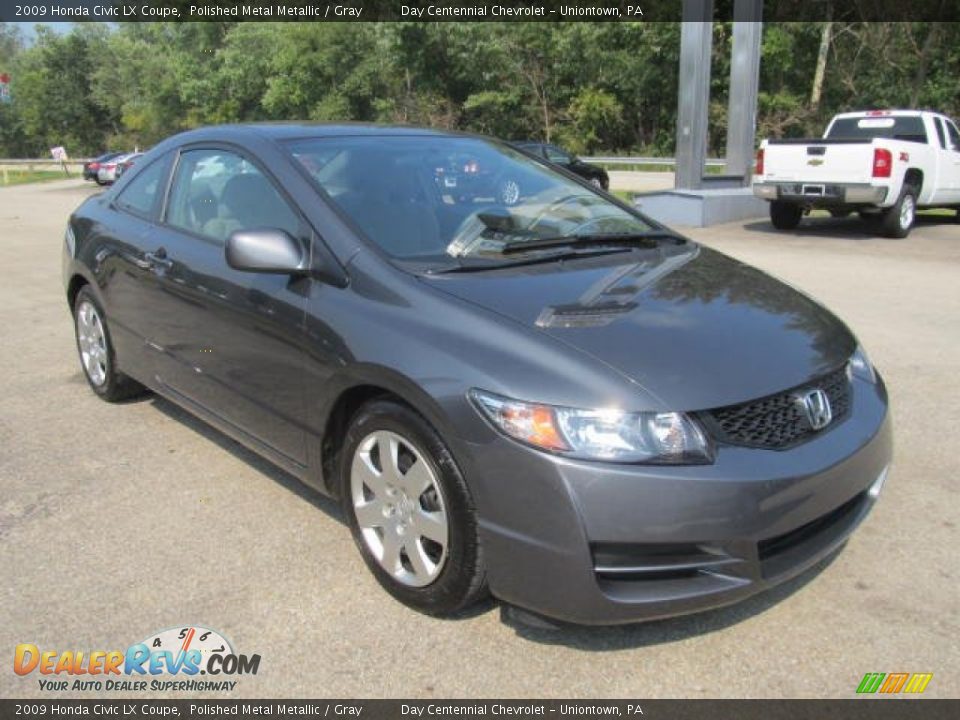 Front 3/4 View of 2009 Honda Civic LX Coupe Photo #9