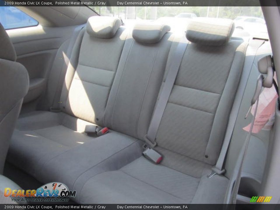 2009 Honda Civic LX Coupe Polished Metal Metallic / Gray Photo #13