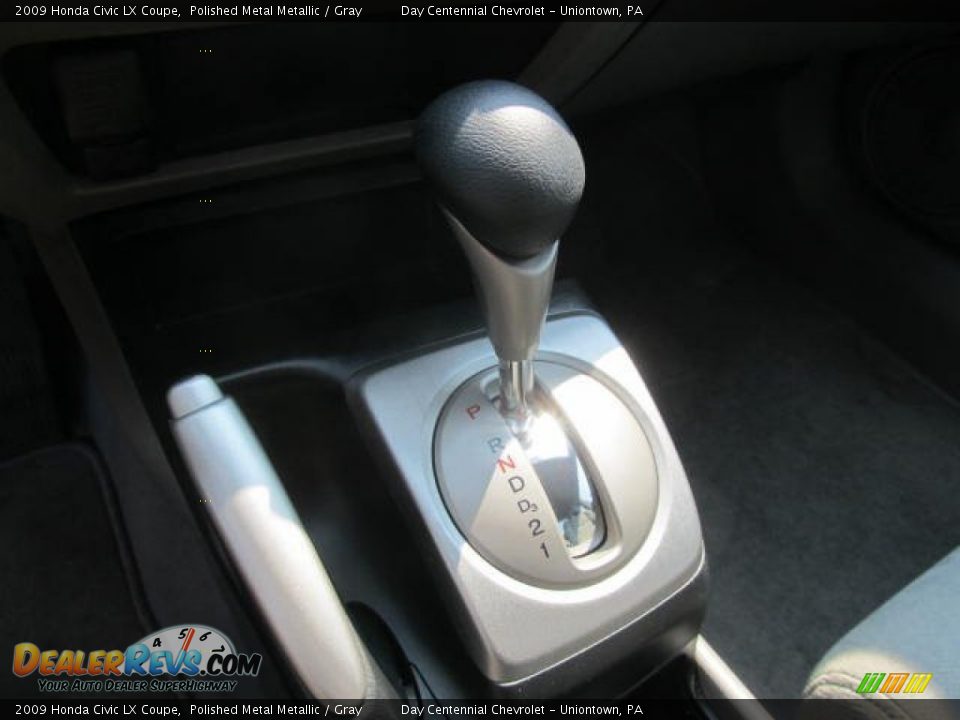 2009 Honda Civic LX Coupe Polished Metal Metallic / Gray Photo #16