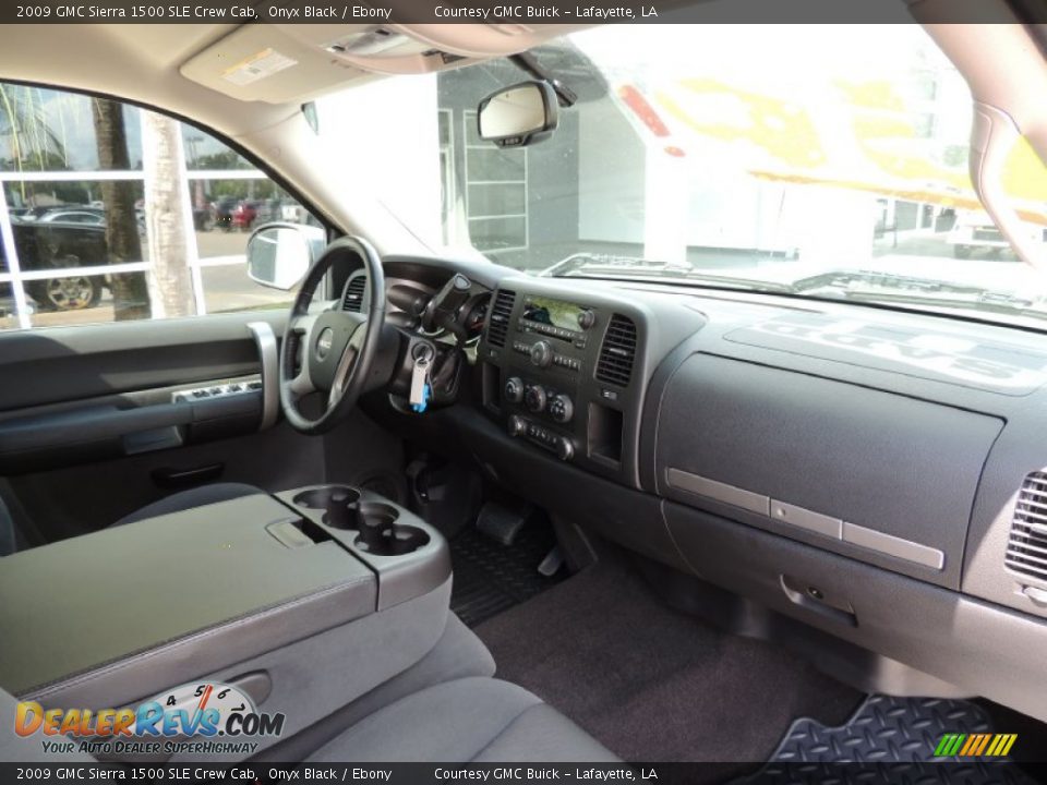 2009 GMC Sierra 1500 SLE Crew Cab Onyx Black / Ebony Photo #6