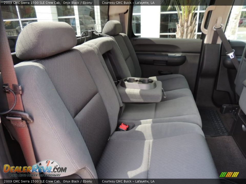 2009 GMC Sierra 1500 SLE Crew Cab Onyx Black / Ebony Photo #8