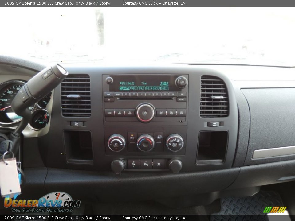 2009 GMC Sierra 1500 SLE Crew Cab Onyx Black / Ebony Photo #17