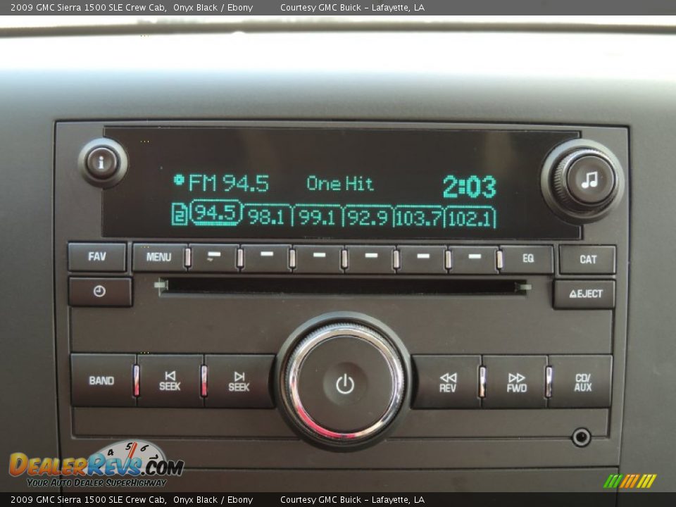 2009 GMC Sierra 1500 SLE Crew Cab Onyx Black / Ebony Photo #18