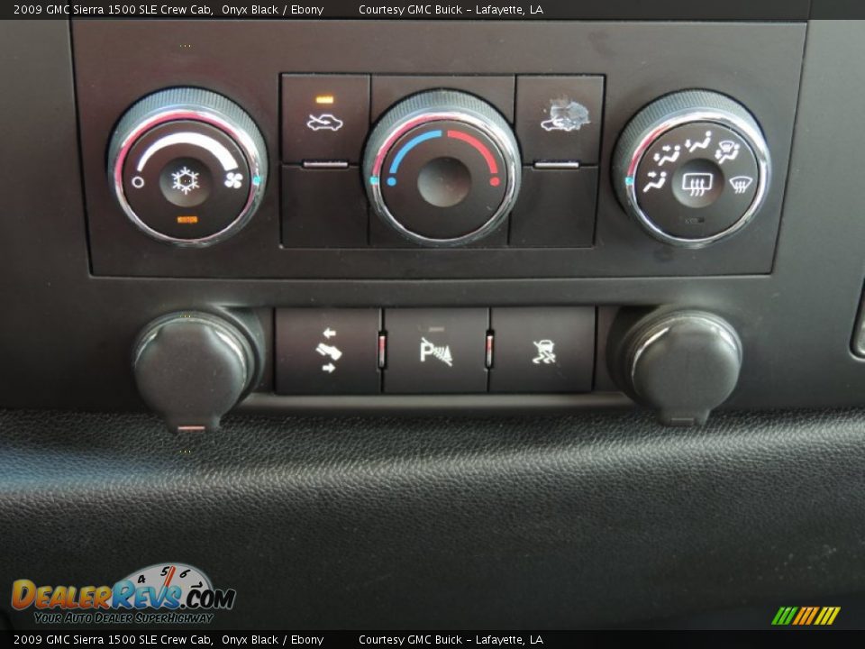 2009 GMC Sierra 1500 SLE Crew Cab Onyx Black / Ebony Photo #19