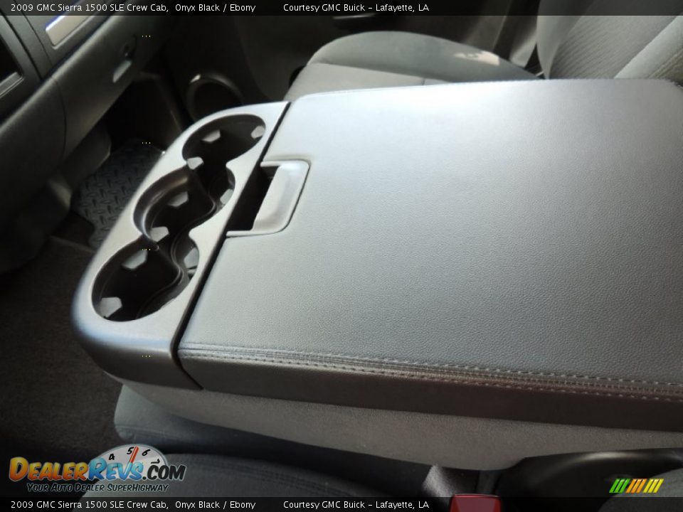 2009 GMC Sierra 1500 SLE Crew Cab Onyx Black / Ebony Photo #21