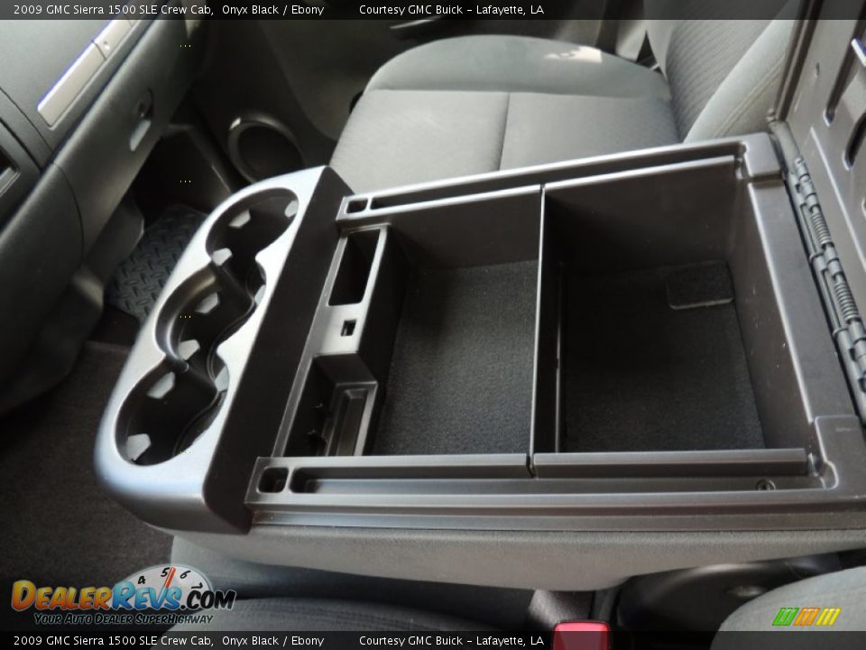 2009 GMC Sierra 1500 SLE Crew Cab Onyx Black / Ebony Photo #22