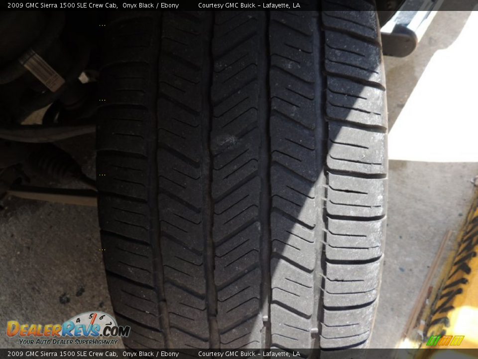 2009 GMC Sierra 1500 SLE Crew Cab Onyx Black / Ebony Photo #25