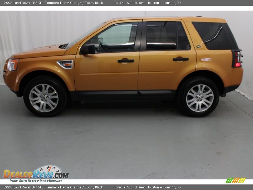 2008 Land Rover LR2 SE Tambora Flame Orange / Ebony Black Photo #4