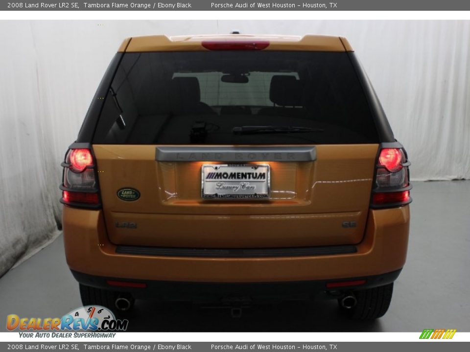 2008 Land Rover LR2 SE Tambora Flame Orange / Ebony Black Photo #7