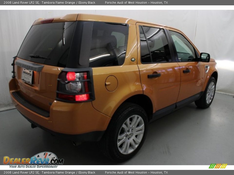 2008 Land Rover LR2 SE Tambora Flame Orange / Ebony Black Photo #8