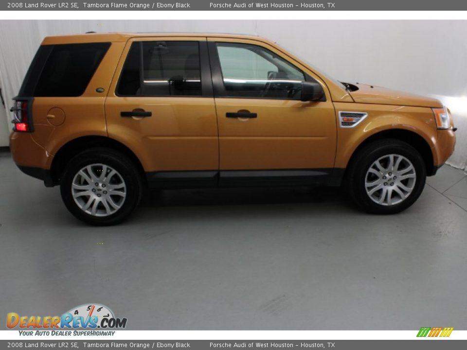 2008 Land Rover LR2 SE Tambora Flame Orange / Ebony Black Photo #9