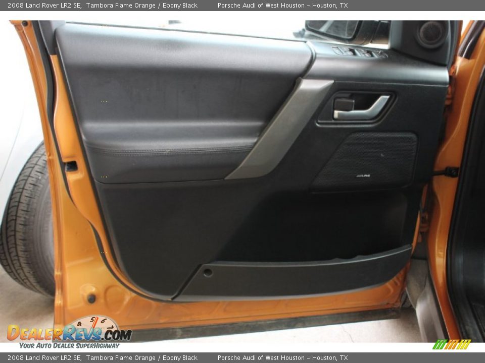 2008 Land Rover LR2 SE Tambora Flame Orange / Ebony Black Photo #12