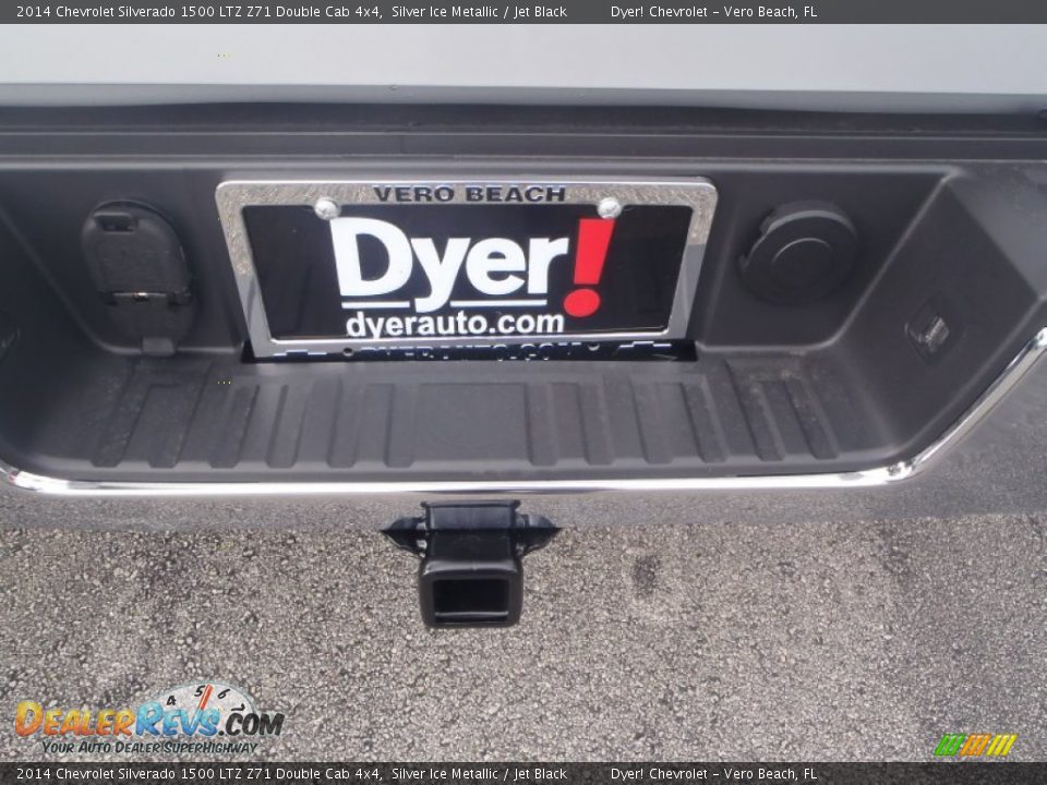 2014 Chevrolet Silverado 1500 LTZ Z71 Double Cab 4x4 Silver Ice Metallic / Jet Black Photo #7