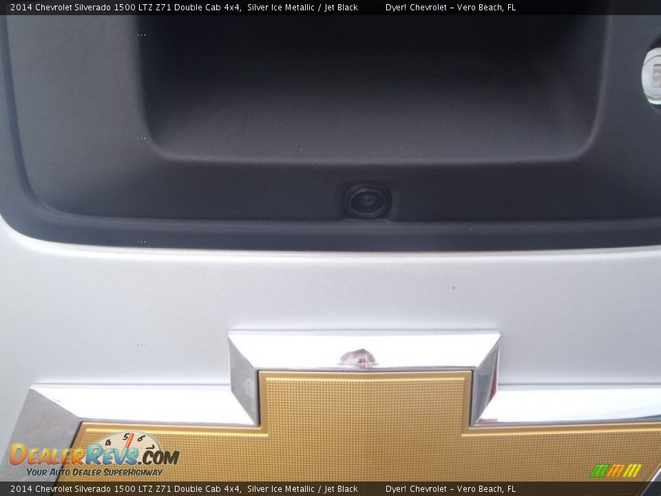 2014 Chevrolet Silverado 1500 LTZ Z71 Double Cab 4x4 Silver Ice Metallic / Jet Black Photo #8