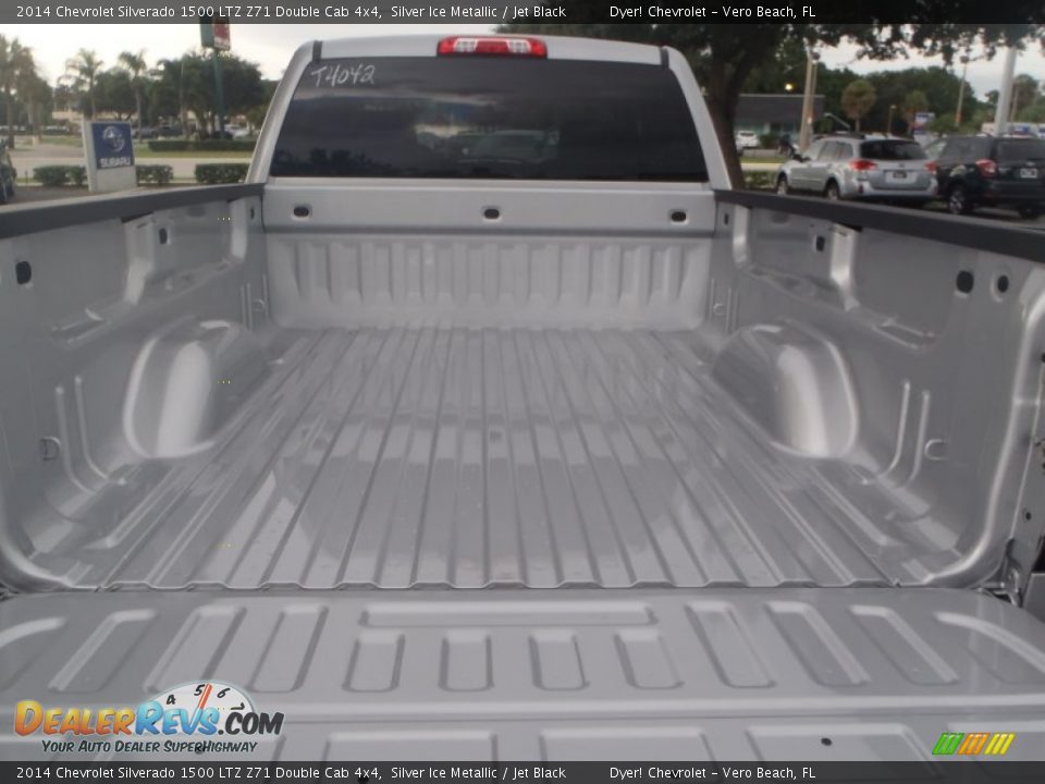 2014 Chevrolet Silverado 1500 LTZ Z71 Double Cab 4x4 Silver Ice Metallic / Jet Black Photo #9