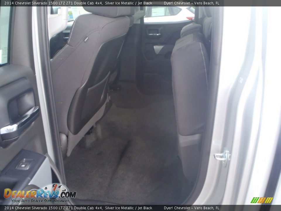 2014 Chevrolet Silverado 1500 LTZ Z71 Double Cab 4x4 Silver Ice Metallic / Jet Black Photo #21