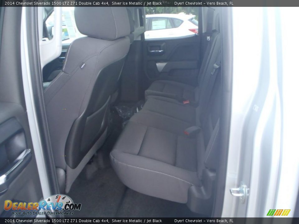 2014 Chevrolet Silverado 1500 LTZ Z71 Double Cab 4x4 Silver Ice Metallic / Jet Black Photo #22