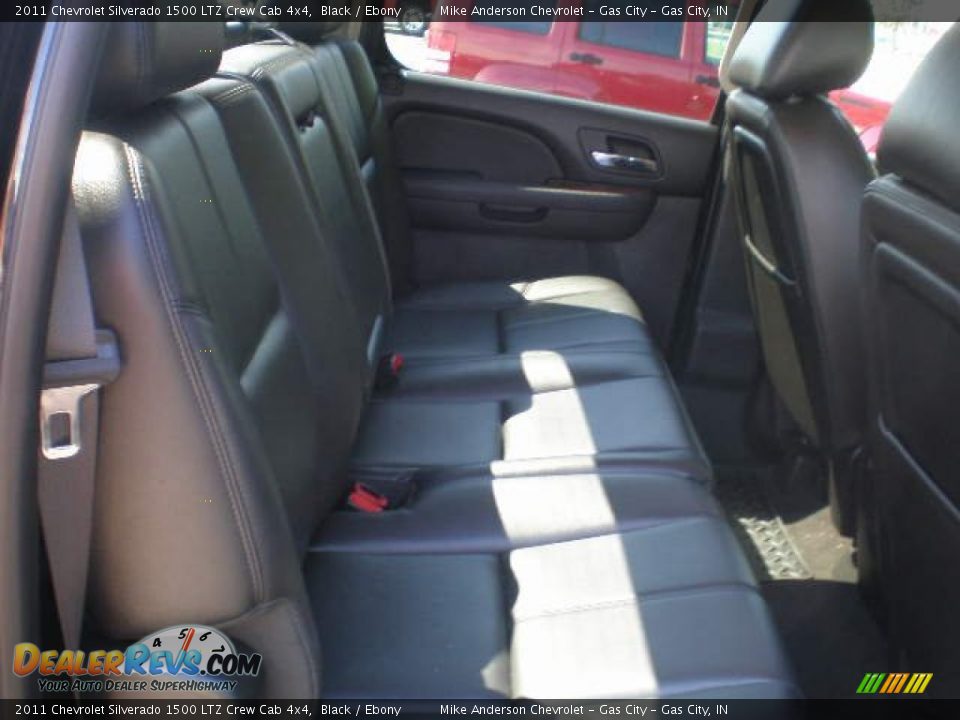 2011 Chevrolet Silverado 1500 LTZ Crew Cab 4x4 Black / Ebony Photo #3