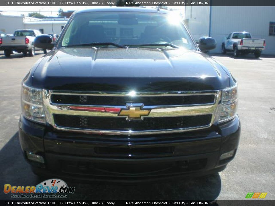2011 Chevrolet Silverado 1500 LTZ Crew Cab 4x4 Black / Ebony Photo #6