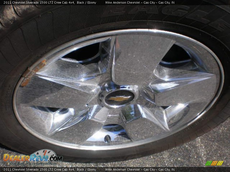 2011 Chevrolet Silverado 1500 LTZ Crew Cab 4x4 Black / Ebony Photo #8