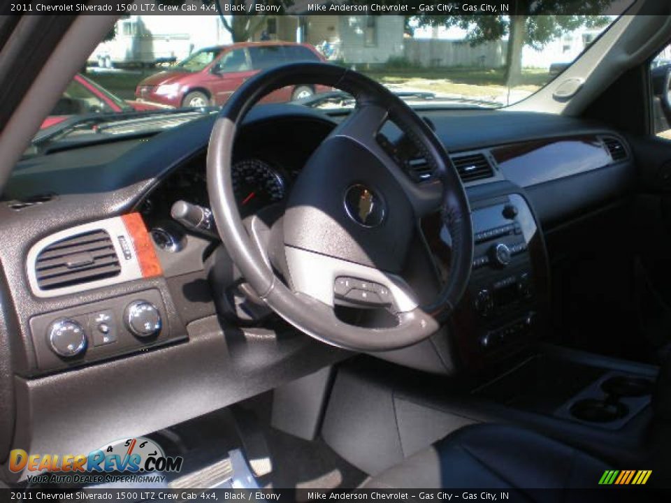 2011 Chevrolet Silverado 1500 LTZ Crew Cab 4x4 Black / Ebony Photo #10