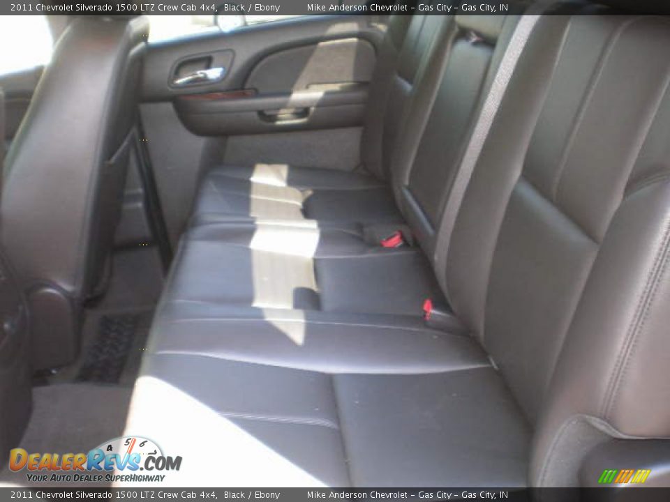 2011 Chevrolet Silverado 1500 LTZ Crew Cab 4x4 Black / Ebony Photo #13