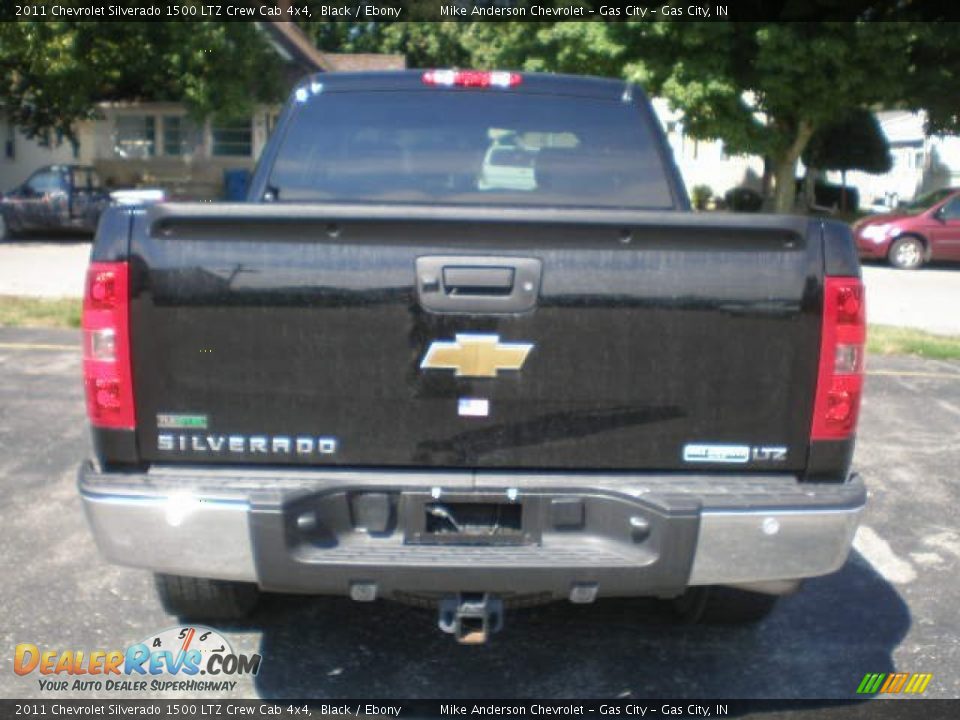 2011 Chevrolet Silverado 1500 LTZ Crew Cab 4x4 Black / Ebony Photo #14