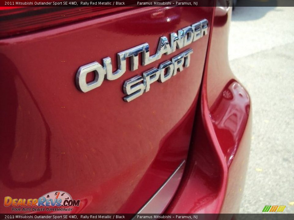 2011 Mitsubishi Outlander Sport SE 4WD Rally Red Metallic / Black Photo #8