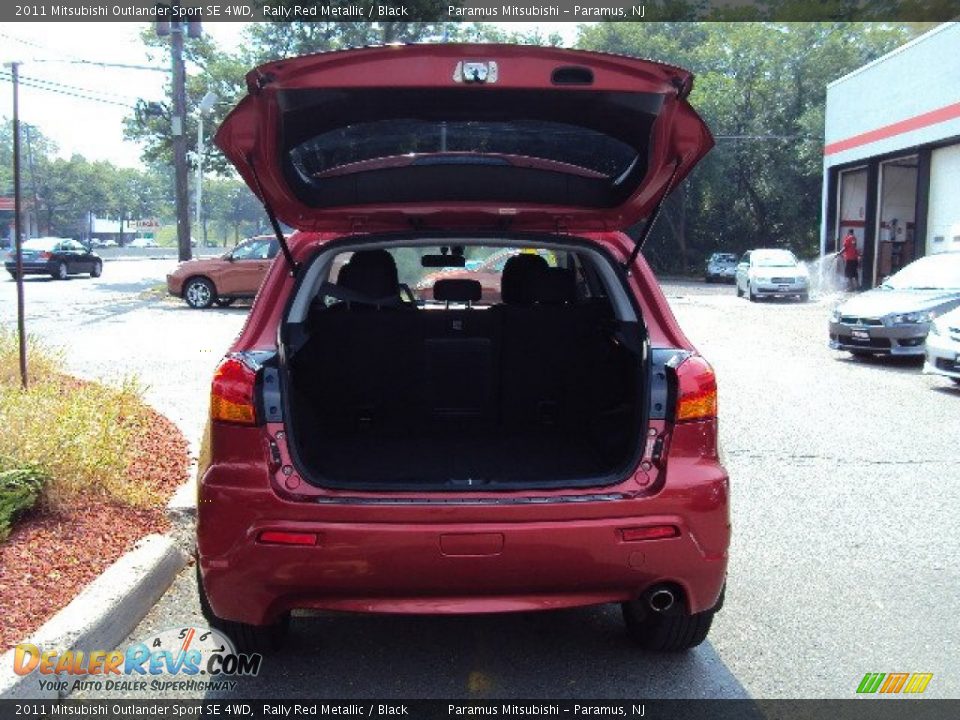 2011 Mitsubishi Outlander Sport SE 4WD Rally Red Metallic / Black Photo #9