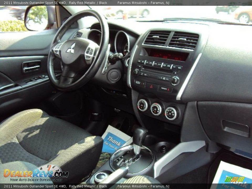 2011 Mitsubishi Outlander Sport SE 4WD Rally Red Metallic / Black Photo #10