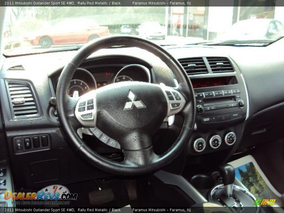 2011 Mitsubishi Outlander Sport SE 4WD Rally Red Metallic / Black Photo #11