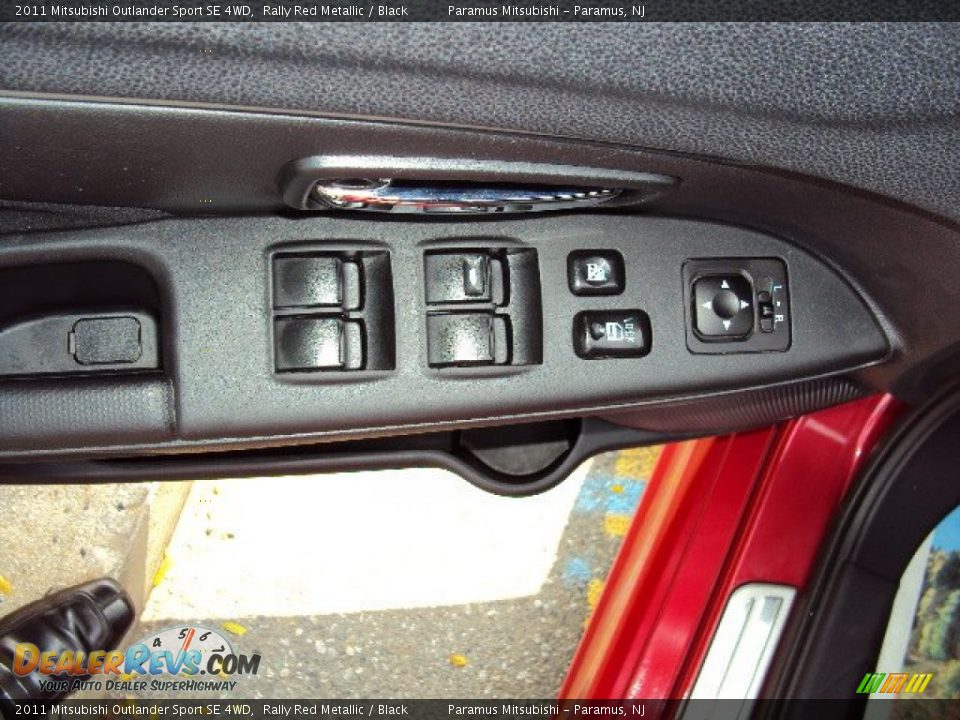 2011 Mitsubishi Outlander Sport SE 4WD Rally Red Metallic / Black Photo #13