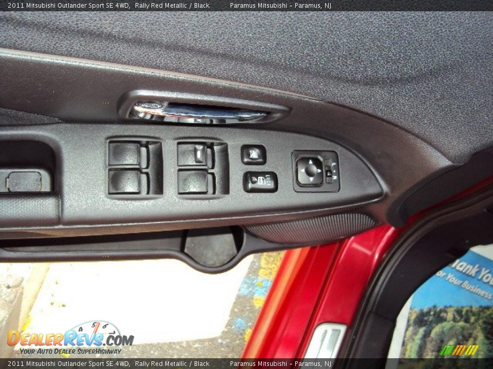 2011 Mitsubishi Outlander Sport SE 4WD Rally Red Metallic / Black Photo #14