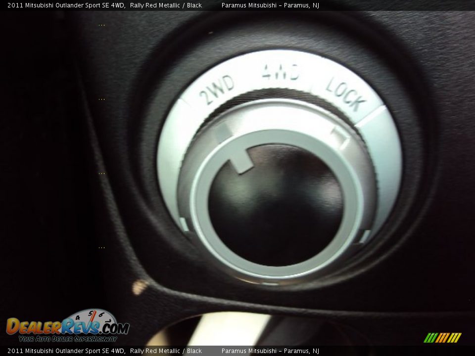 2011 Mitsubishi Outlander Sport SE 4WD Rally Red Metallic / Black Photo #16