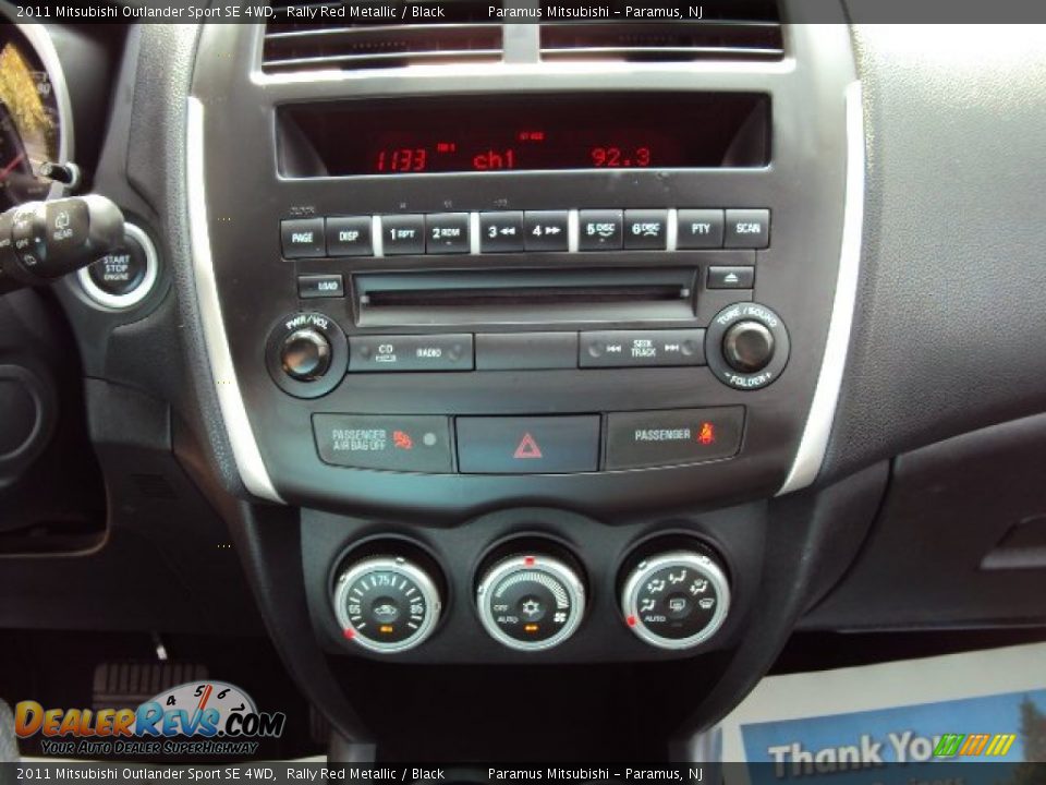 2011 Mitsubishi Outlander Sport SE 4WD Rally Red Metallic / Black Photo #17