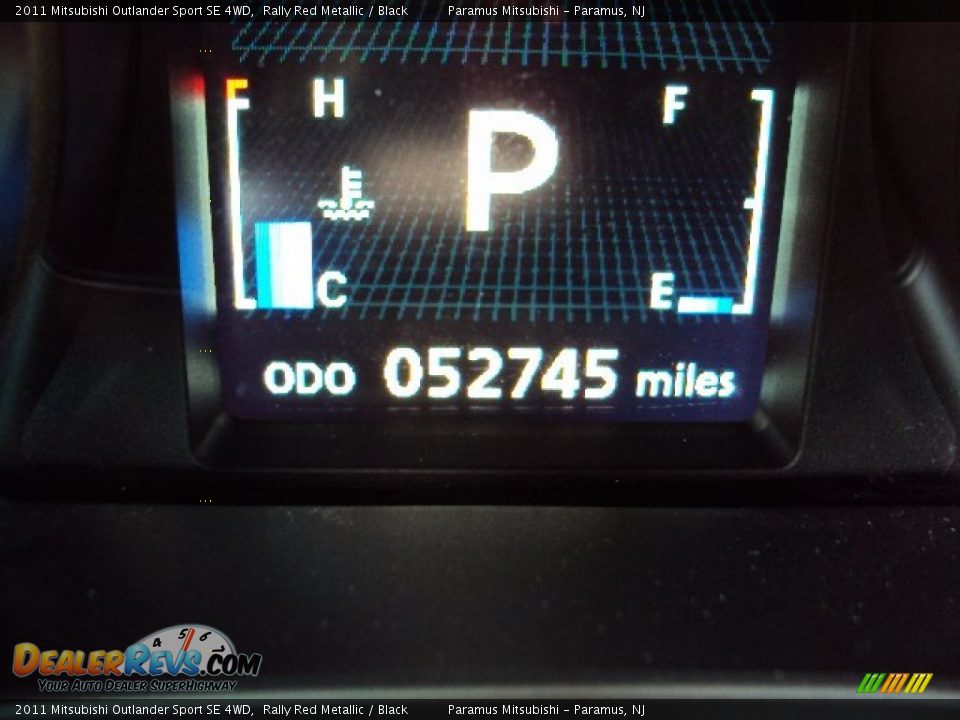 2011 Mitsubishi Outlander Sport SE 4WD Rally Red Metallic / Black Photo #18