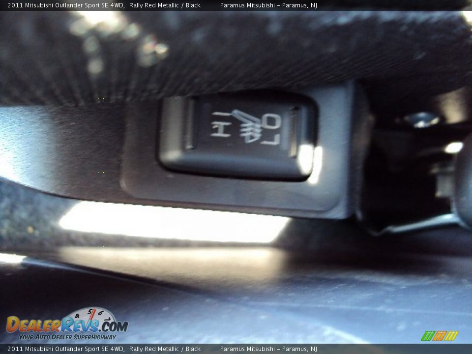 2011 Mitsubishi Outlander Sport SE 4WD Rally Red Metallic / Black Photo #19