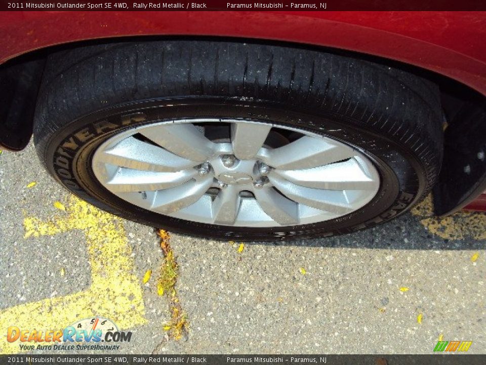 2011 Mitsubishi Outlander Sport SE 4WD Rally Red Metallic / Black Photo #20