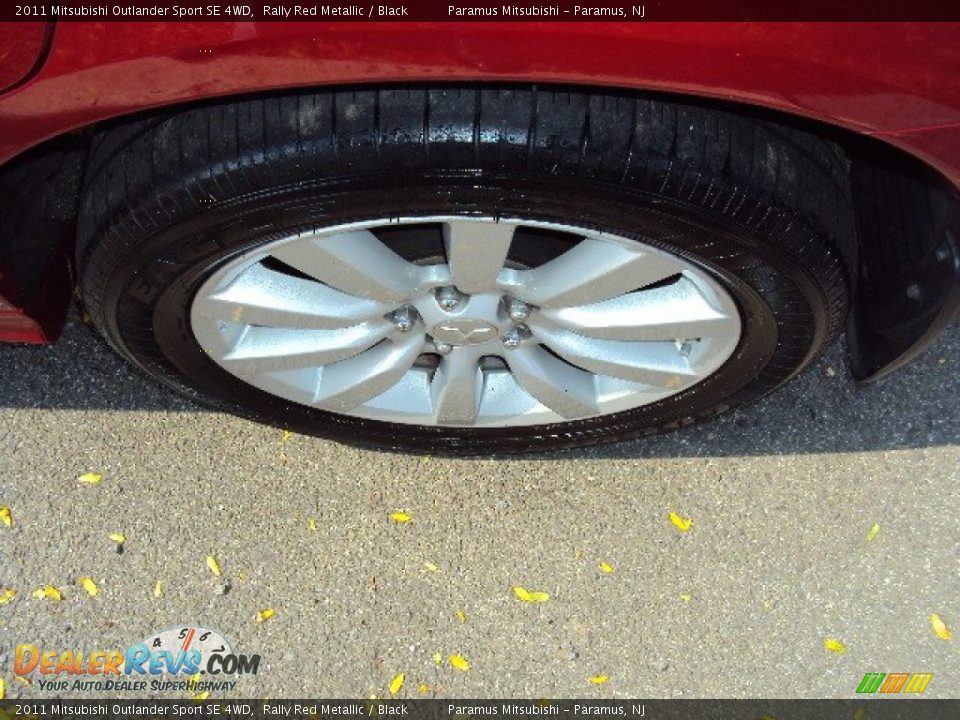 2011 Mitsubishi Outlander Sport SE 4WD Rally Red Metallic / Black Photo #21