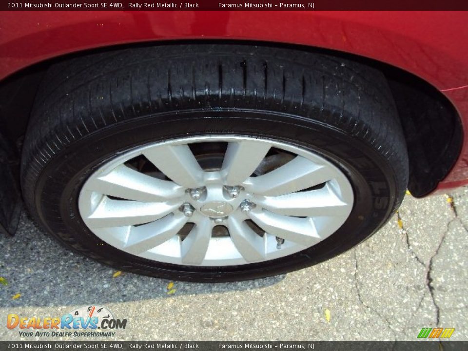 2011 Mitsubishi Outlander Sport SE 4WD Rally Red Metallic / Black Photo #23