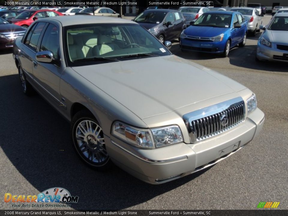2008 Mercury Grand Marquis LS Smokestone Metallic / Medium Light Stone Photo #1