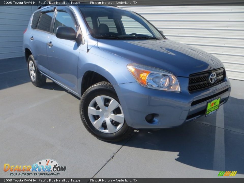 2008 Toyota RAV4 I4 Pacific Blue Metallic / Taupe Photo #1